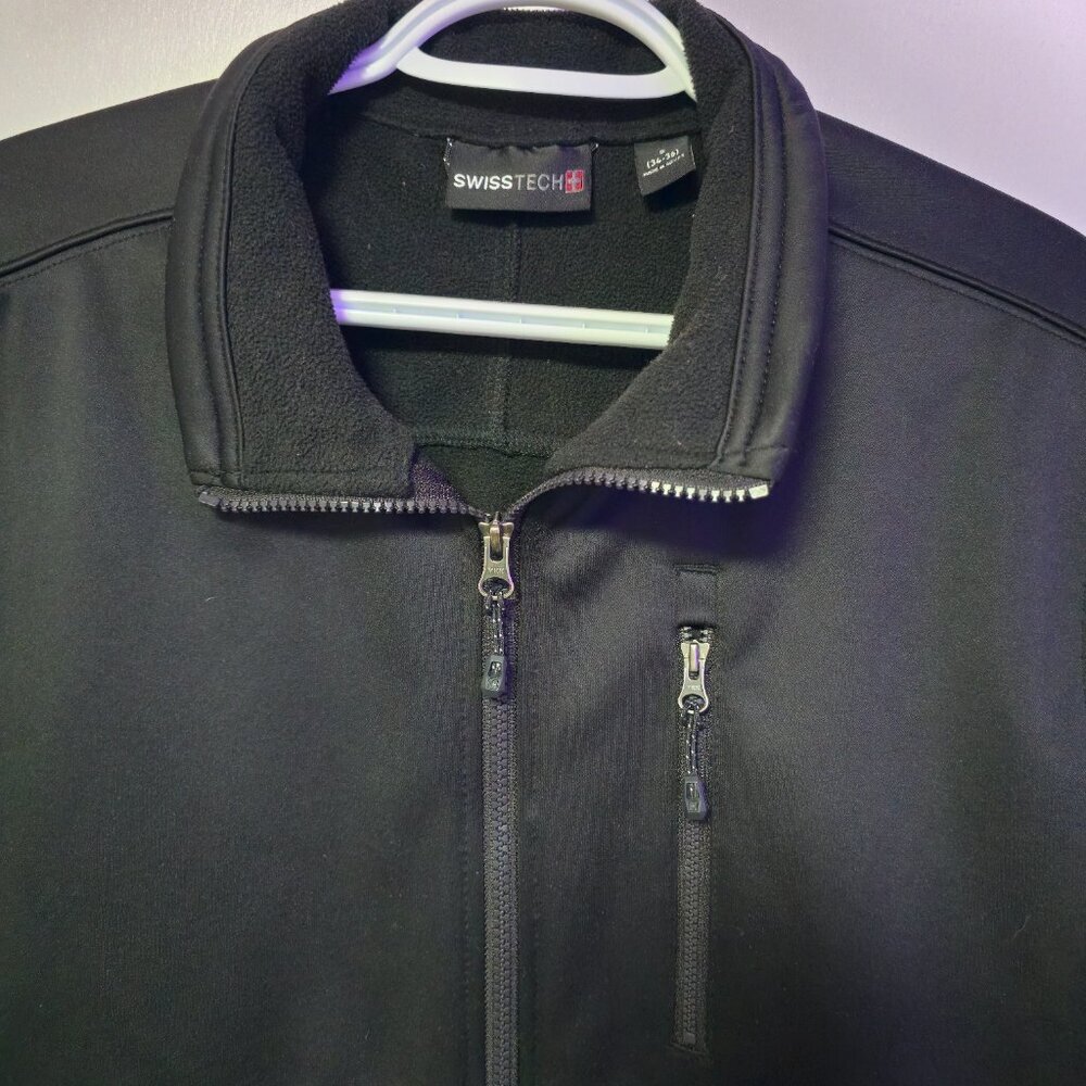 Swiss Tech Mens Small Water Resistant Shell Jacket Used - Picture 3 of 5